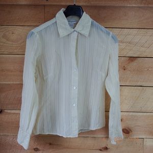 Banana Republic silk button down shirt.
